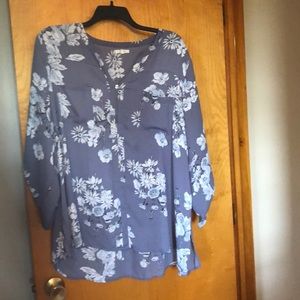 3XL Maurice’s 3/4 length blouse